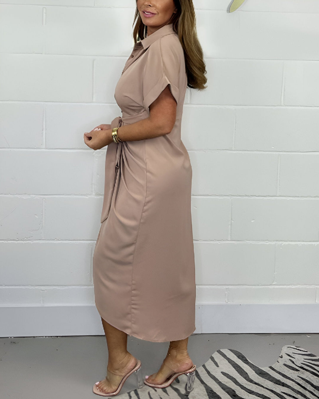 Nirella - Robe plissée élégante