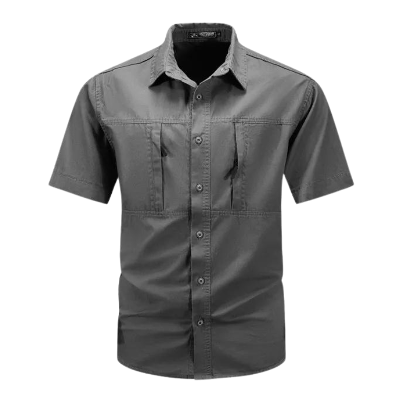 Men’s Short Sleeve Utility Shirt | Button-Up | Tactical Style