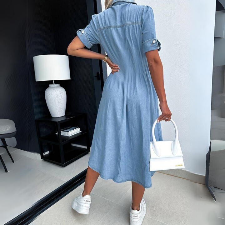 Alicia - Trendy denim dress