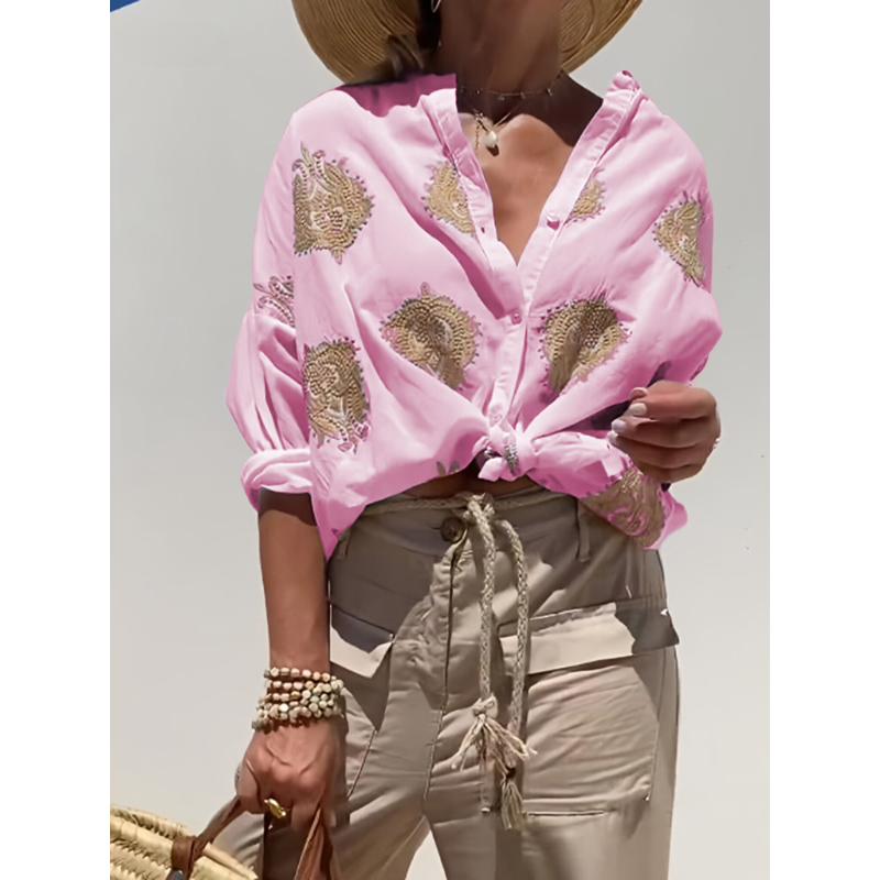 Elina - Chic Ibiza Style Blouse