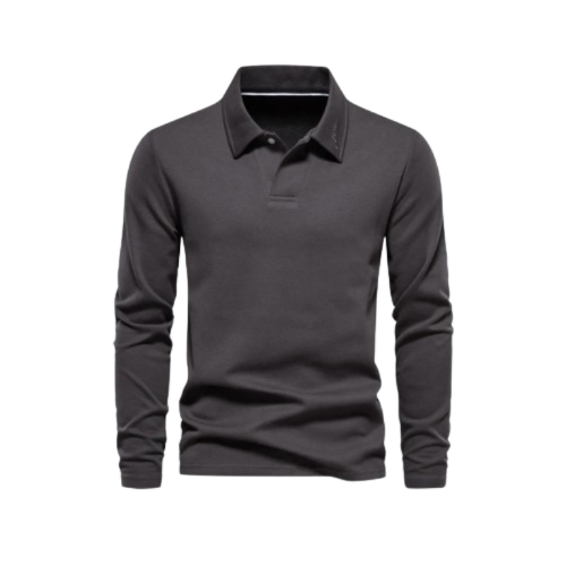 Men’s Long Sleeve Polo Shirt | Lightweight Knit | Transitional Casualwear Canada