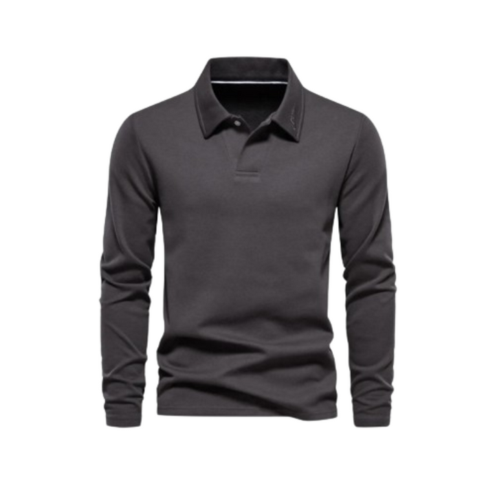 Men’s Long Sleeve Polo Shirt | Lightweight Knit | Transitional Casualwear Canada