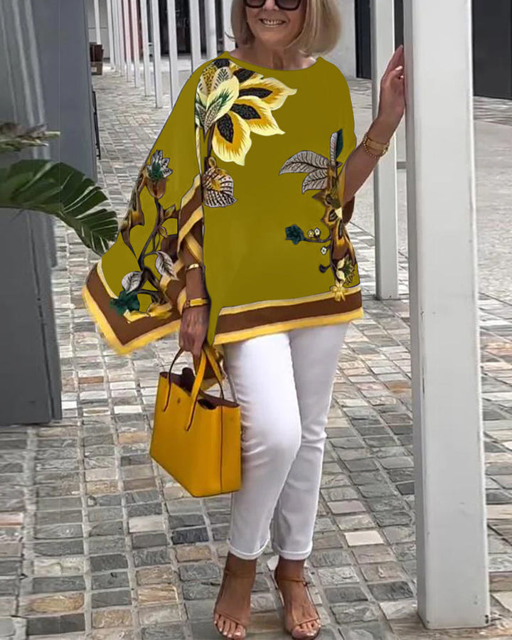 Rheala - Printed Casual Blouse