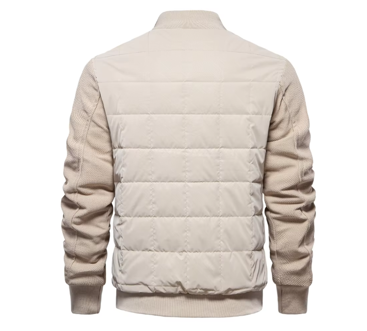 Blouson aviateur matelassé pour homme | Léger et isolé | Vêtement d'extérieur de mi-saison