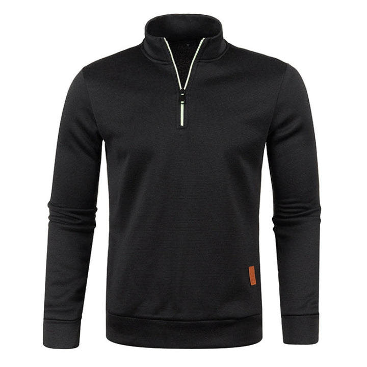 Men's Quarter-Zip Fleece Pullover | Minimalist Fit | Soft Brushed Knit