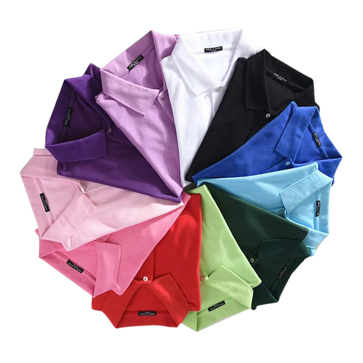 Men’s Polo Shirt | Classic Short-Sleeve Collared Knit Top