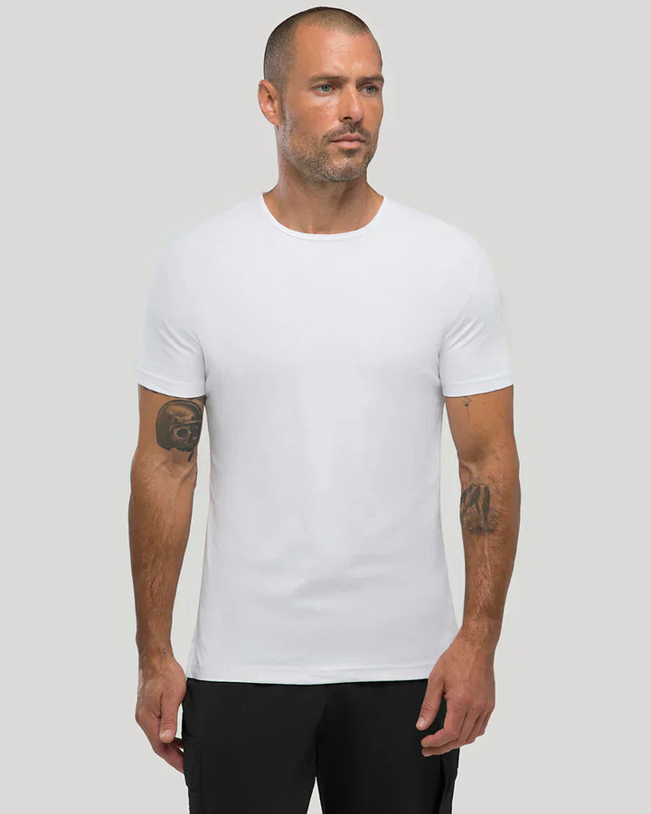 Men’s Essential Crew Neck T-Shirt | Ultra-Soft Cotton Blend | Slim Fit