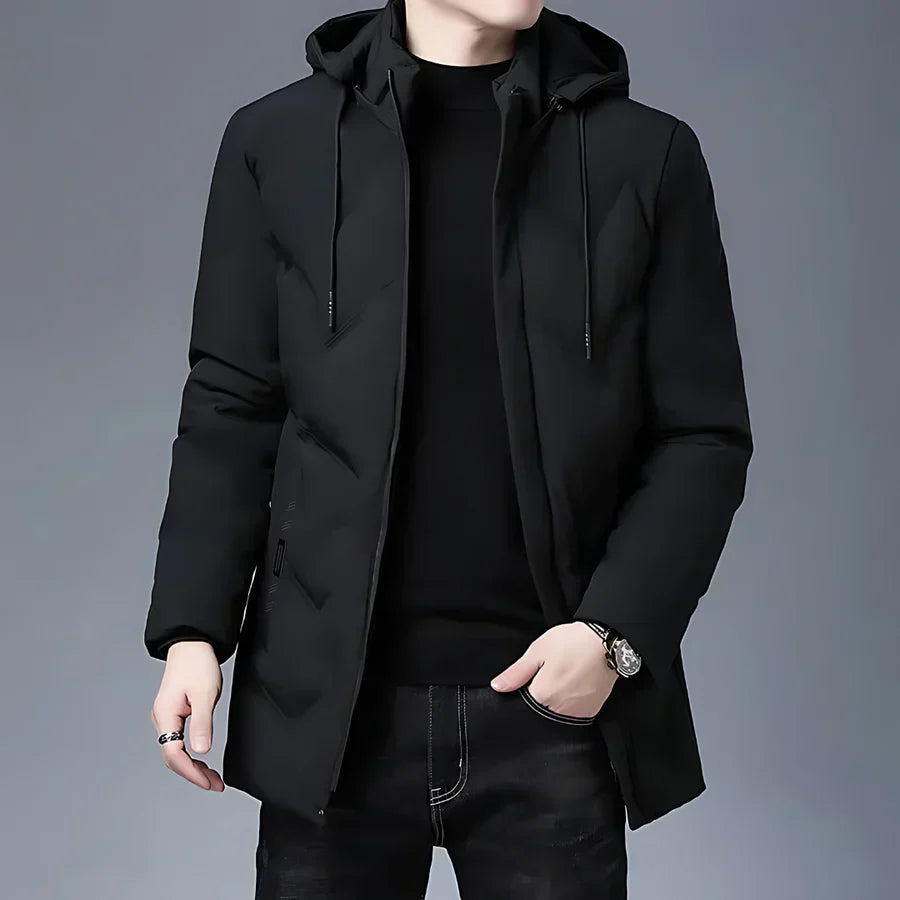Padded Hooded Jacket | Lightweight Urban Outerwear for Fall