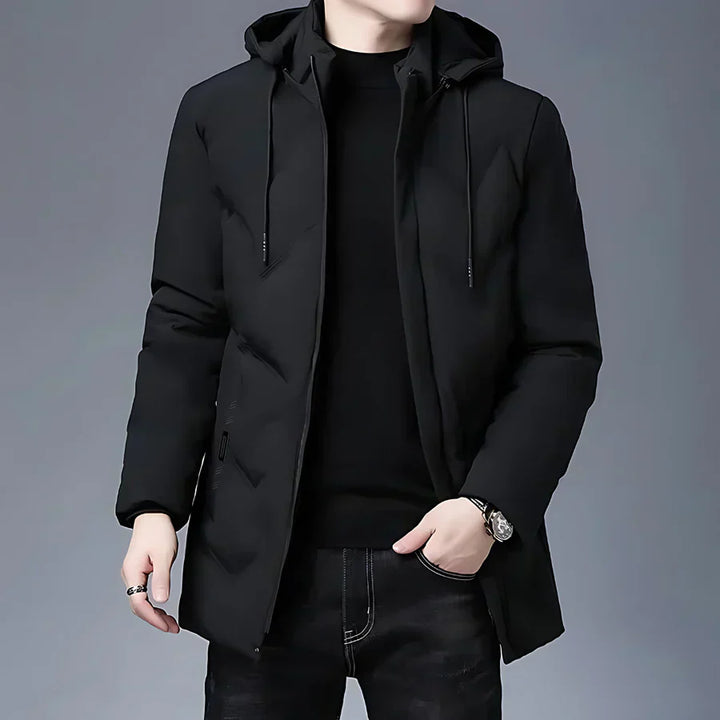 Padded Hooded Jacket | Lightweight Urban Outerwear for Fall