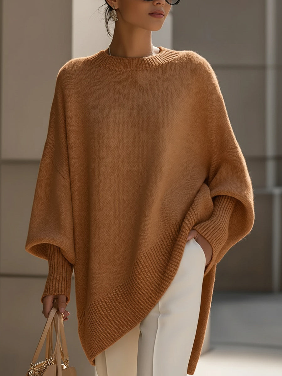 Selinara - Oversized Poncho Sweater