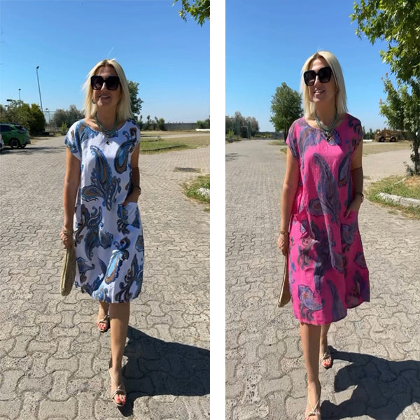 Tristana - Printed cotton dress