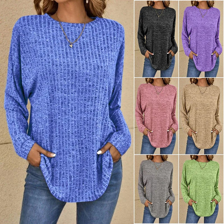 Jolene - Women's Casual Long Sleeve Long Sweater