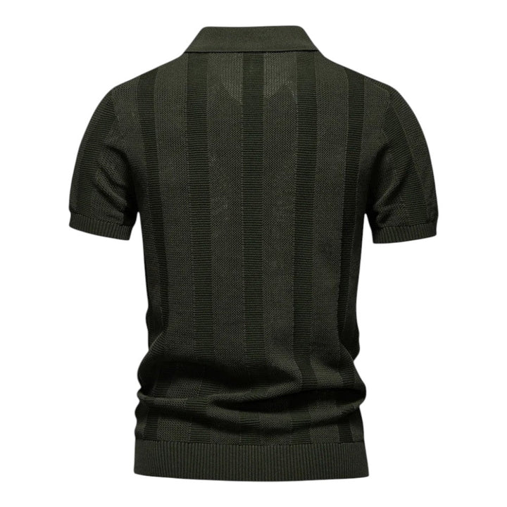 Men’s Knit Polo Shirt | Short-Sleeve Casual Top | Lightweight Summer Wear
