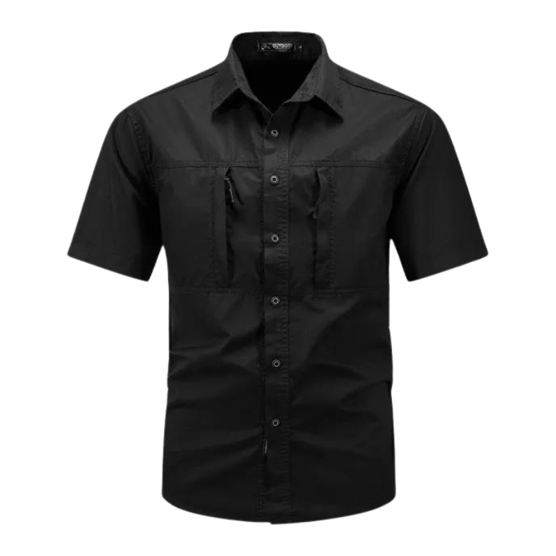 Men’s Short Sleeve Utility Shirt | Button-Up | Tactical Style