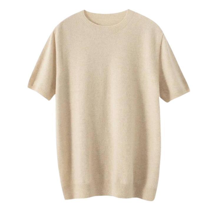 Men’s Knit Crewneck T-Shirt | Lightweight Short-Sleeve Top