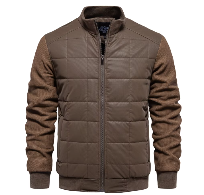 Blouson aviateur matelassé pour homme | Léger et isolé | Vêtement d'extérieur de mi-saison