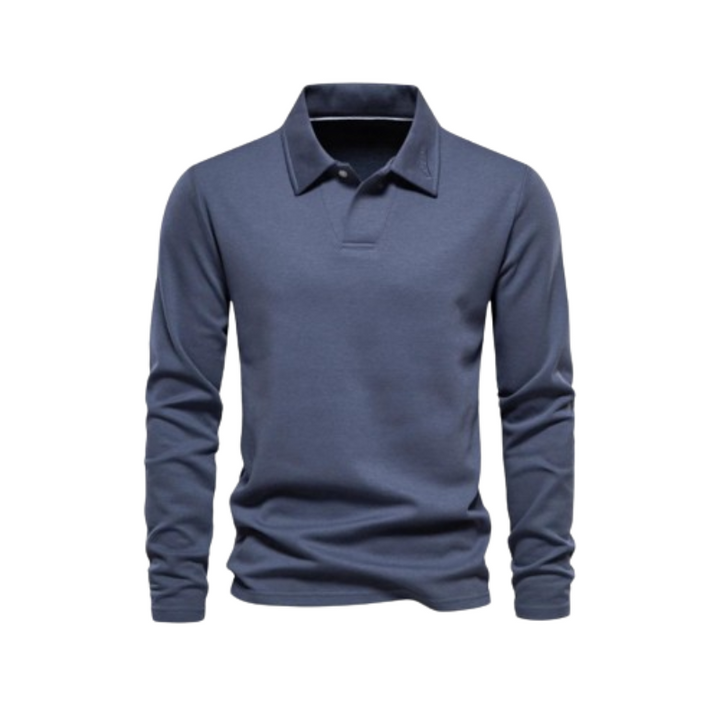 Men’s Long Sleeve Polo Shirt | Lightweight Knit | Transitional Casualwear Canada