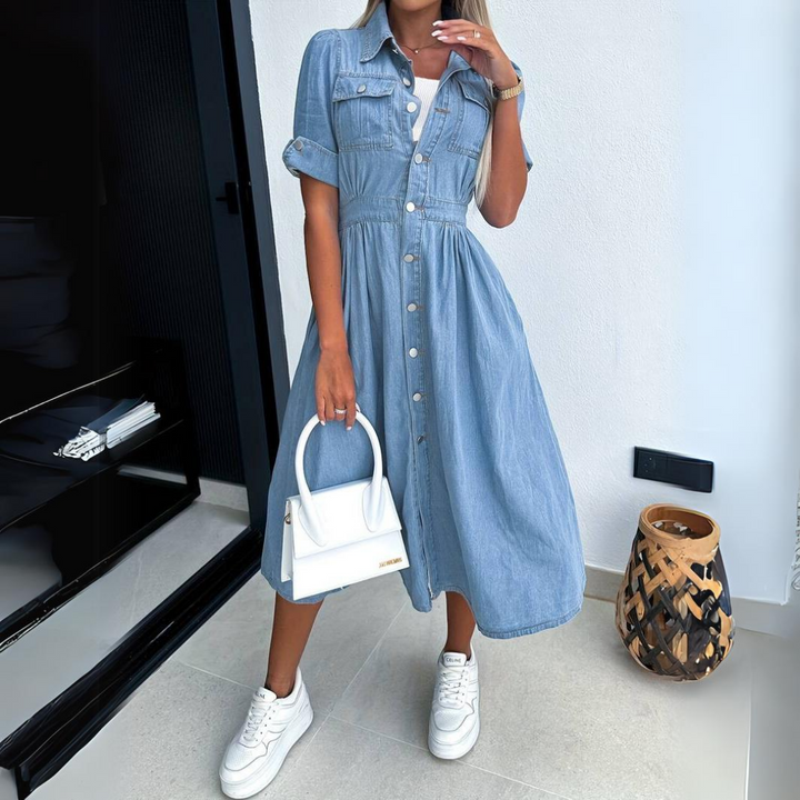 Alicia - Trendy denim dress