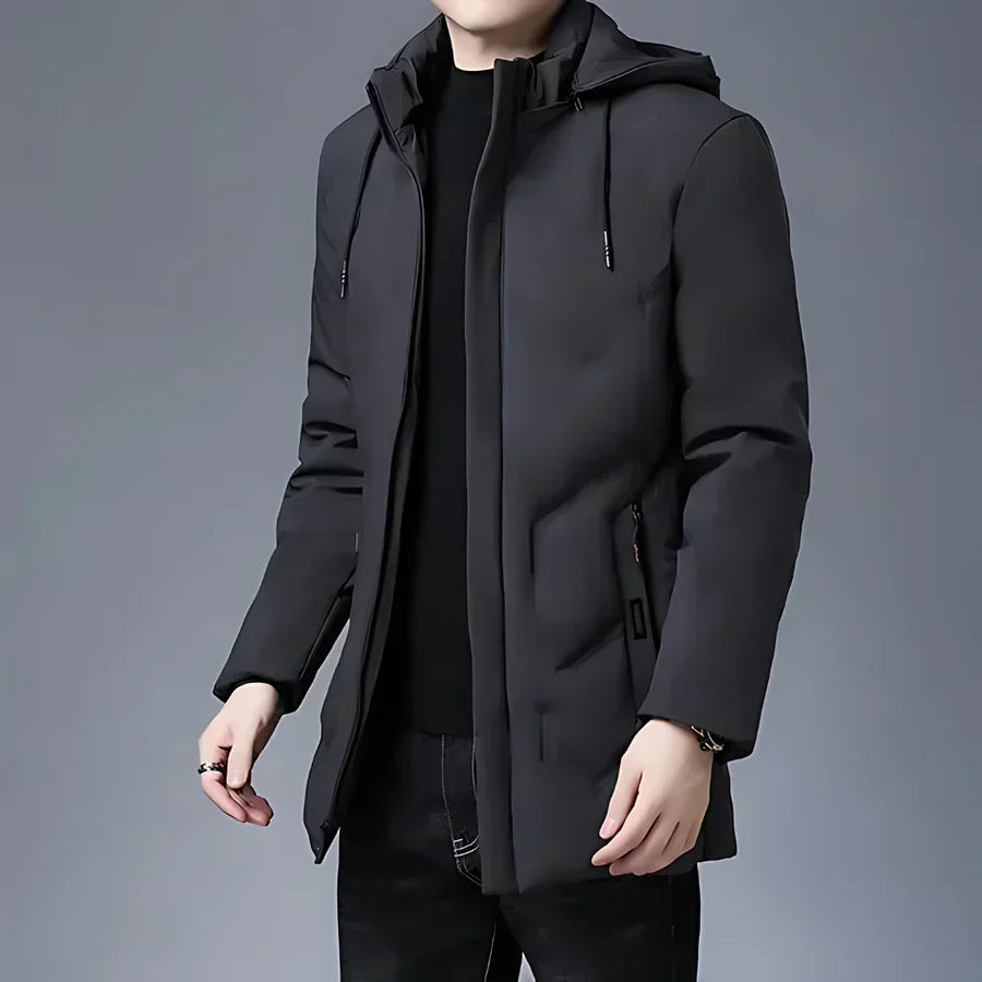 Padded Hooded Jacket | Lightweight Urban Outerwear for Fall