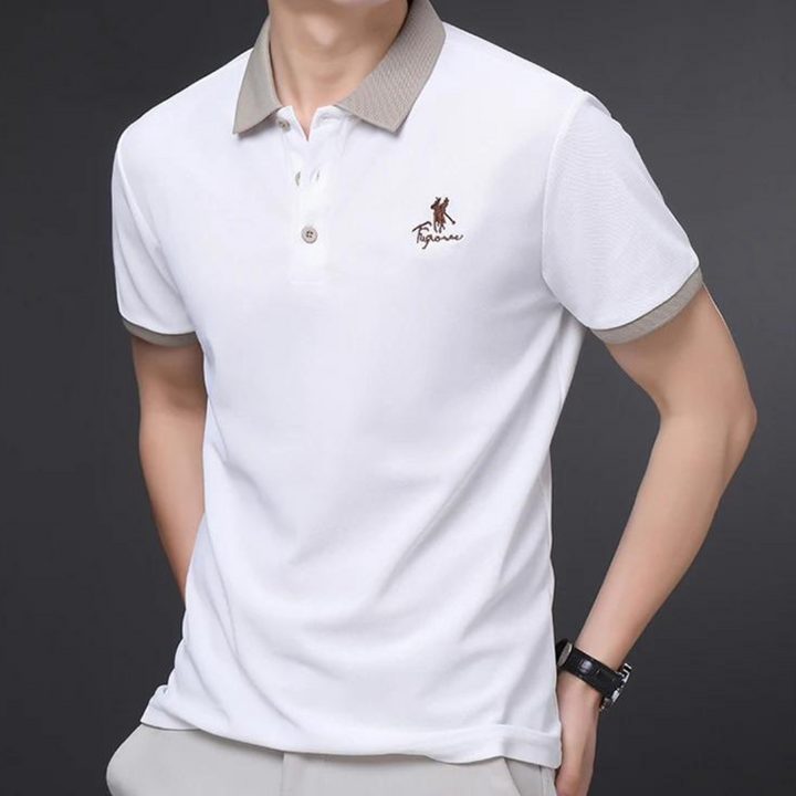 Men’s  Polo Shirt | Short Sleeve Cotton Blend | Casual Summer Top