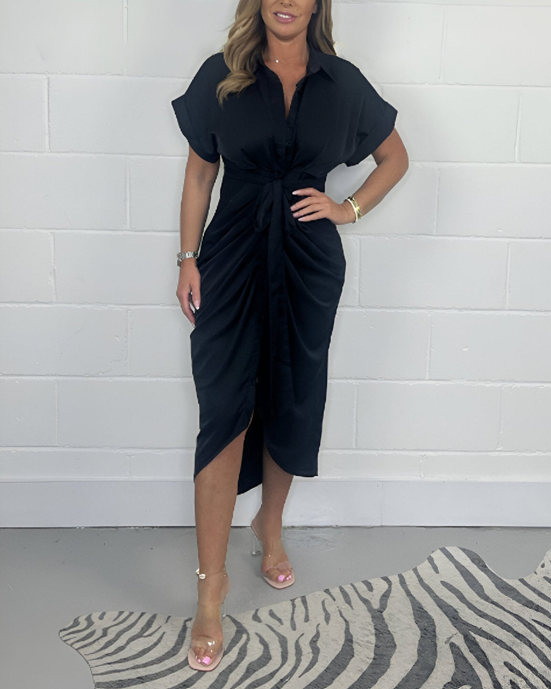 Nirella - Robe plissée élégante