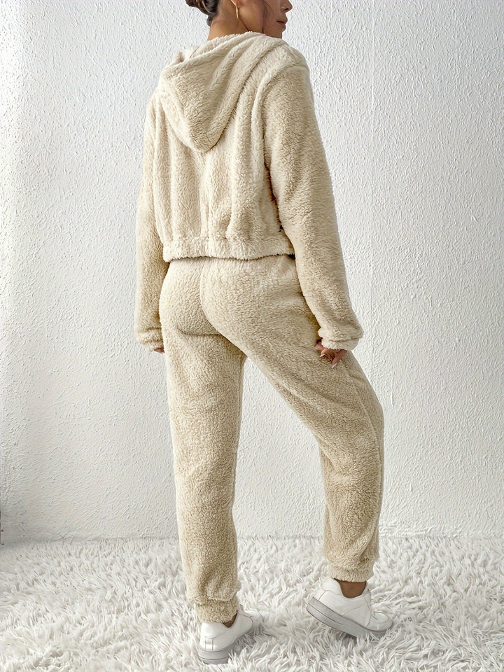Fleece Loungewear Set | Ultra-Soft Hoodie & Joggers | Cosy Casual Wear