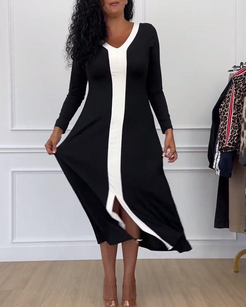 Gabrielle - Elegant Fall Winter Knit Dress