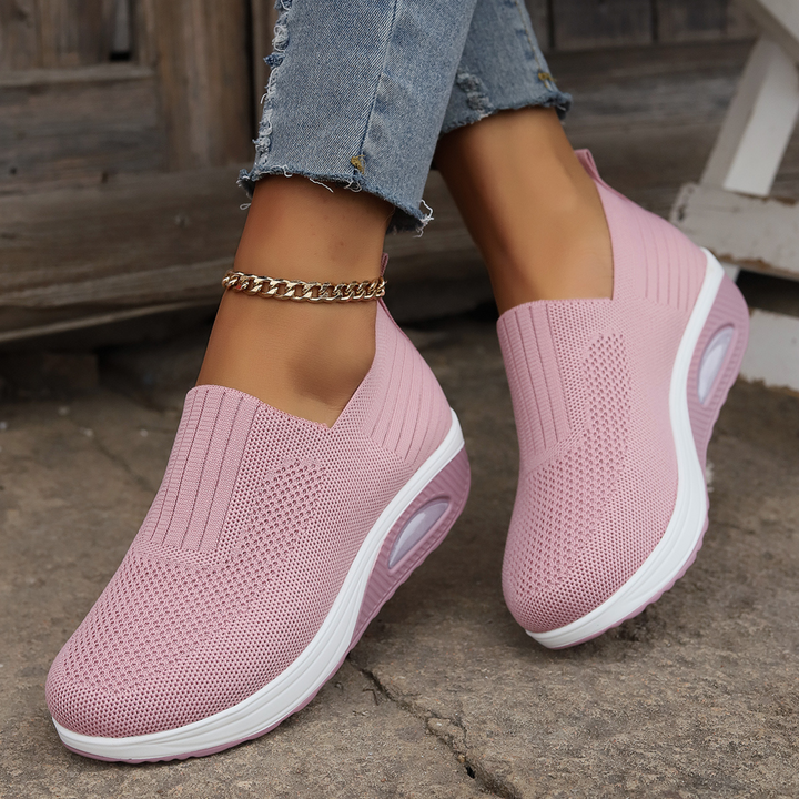 Lunara – Comfort Wedge Slip-On Sneakers