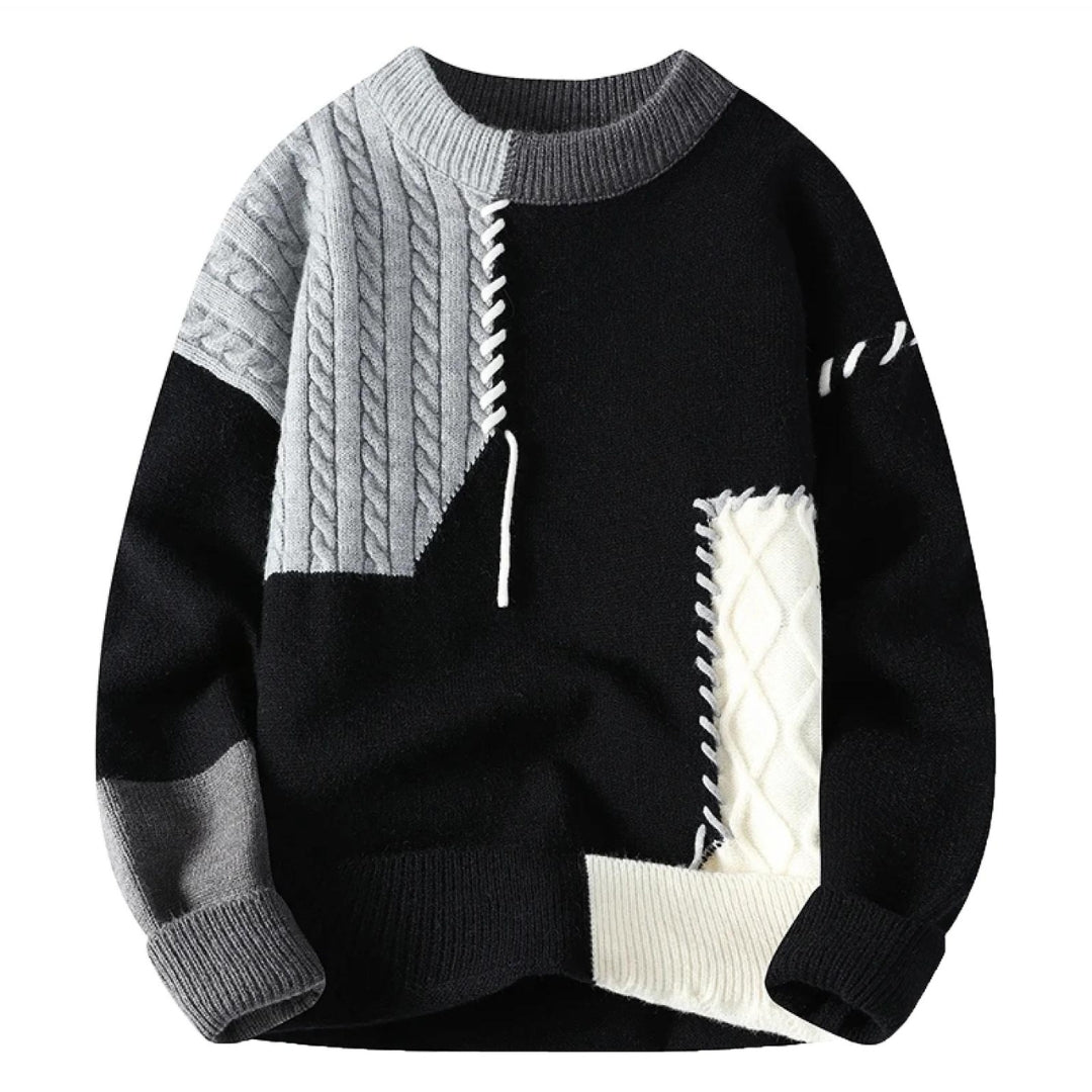 JULIAN – Artistic Patchwork Sweater