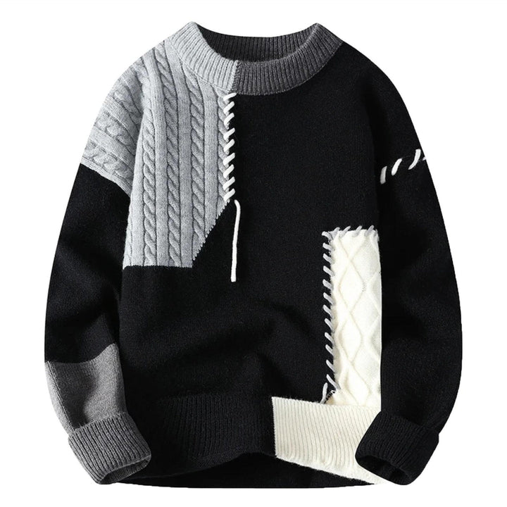 JULIAN – Artistic Patchwork Sweater