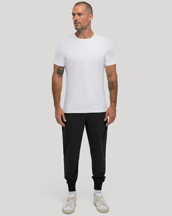 Men’s Essential Crew Neck T-Shirt | Ultra-Soft Cotton Blend | Slim Fit