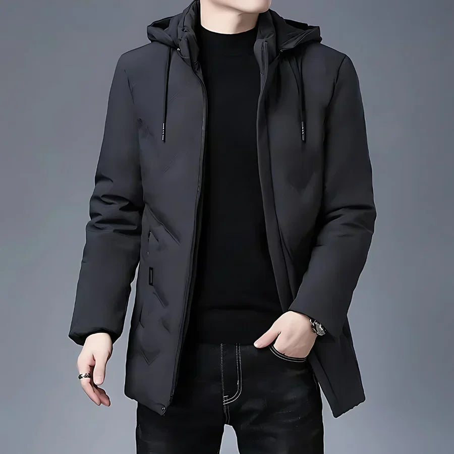 Padded Hooded Jacket | Lightweight Urban Outerwear for Fall