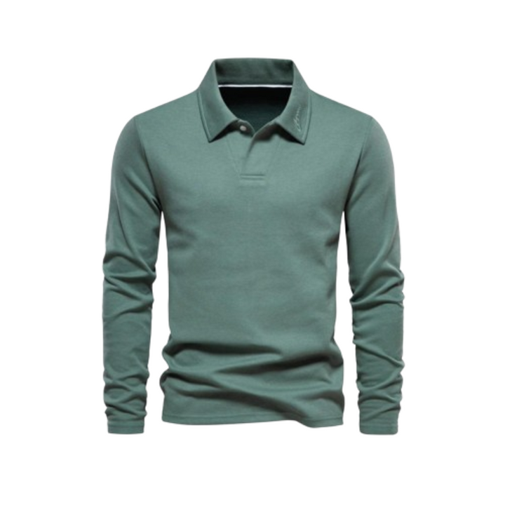 Men’s Long Sleeve Polo Shirt | Lightweight Knit | Transitional Casualwear Canada