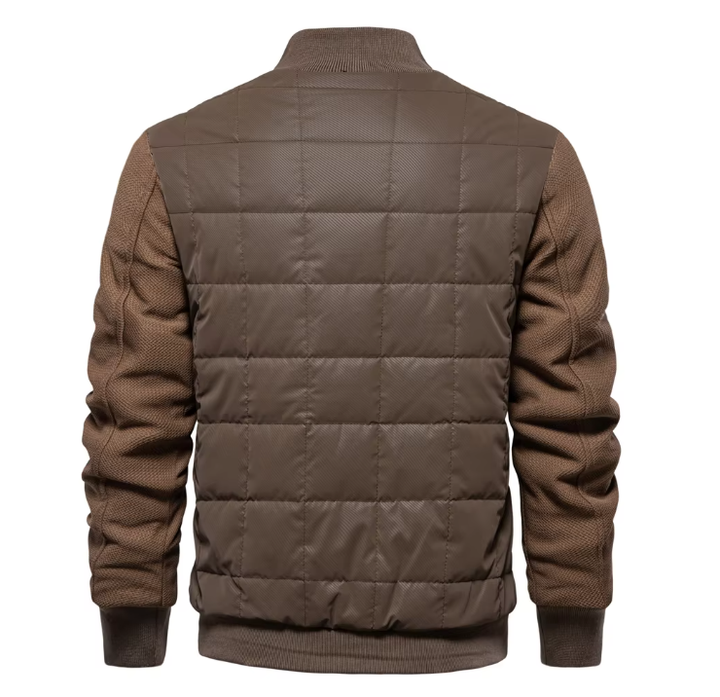 Blouson aviateur matelassé pour homme | Léger et isolé | Vêtement d'extérieur de mi-saison
