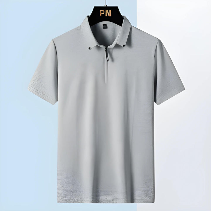 Men’s Performance Polo Shirt | Moisture-Wicking Stretch | Short Sleeve Athletic Fit