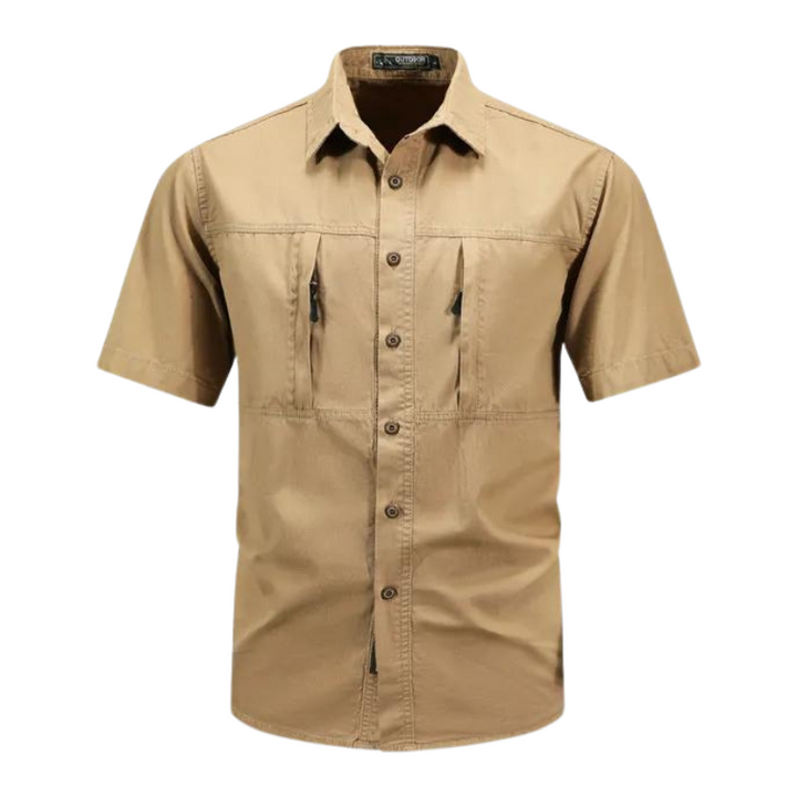 Men’s Short Sleeve Utility Shirt | Button-Up | Tactical Style