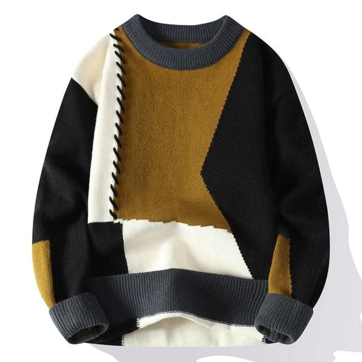 JULIAN – Artistic Patchwork Sweater