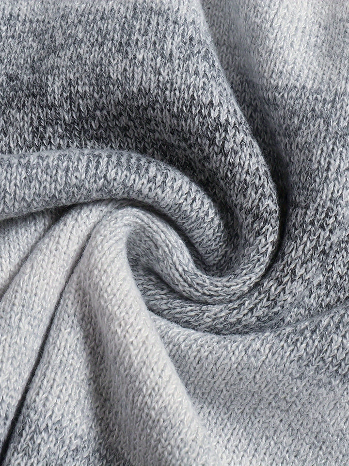 Men’s Gradient Knit Crewneck Sweater | Lightweight Ombre Pullover | Casual Fall Layer