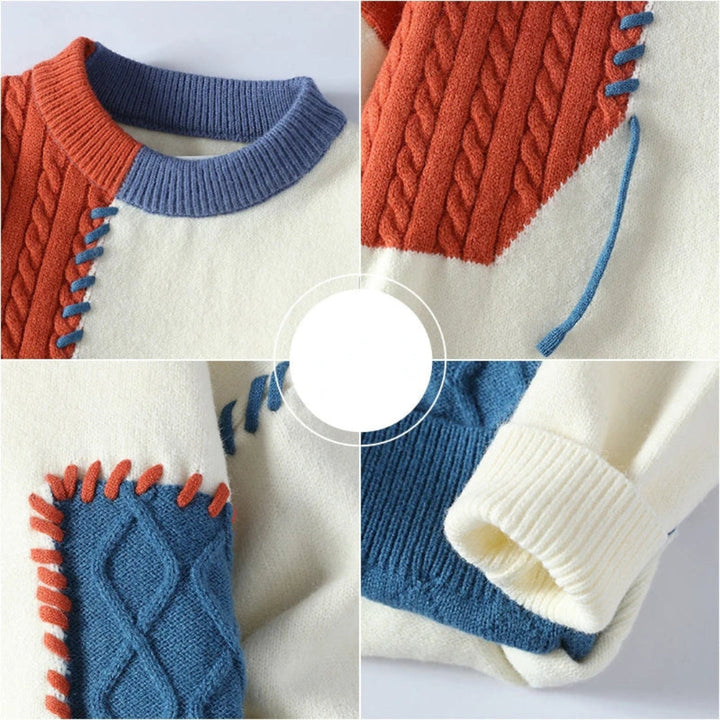 JULIAN – Artistic Patchwork Sweater