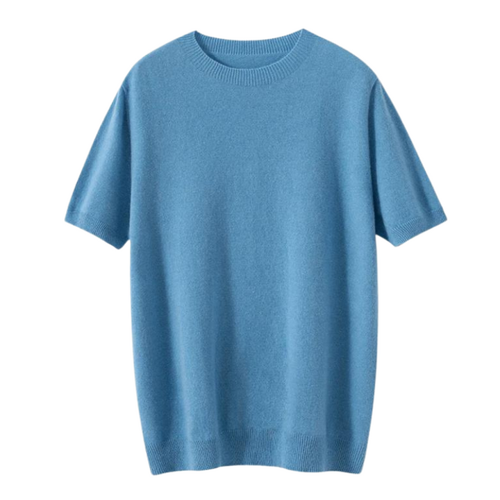 Men’s Knit Crewneck T-Shirt | Lightweight Short-Sleeve Top