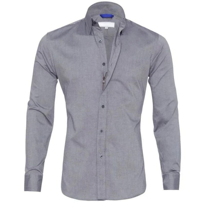 Men’s Stretch Cotton Dress Shirt | Classic Fit Button-Down | Everyday Office Shirt
