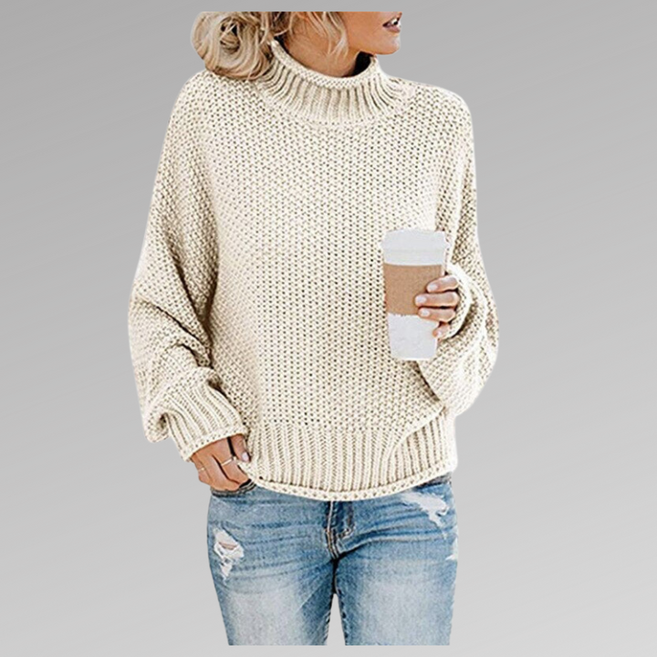 Loes - Women's Turtleneck Sweater 2025 Oversize