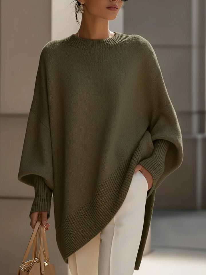Selinara - Oversized Poncho Sweater
