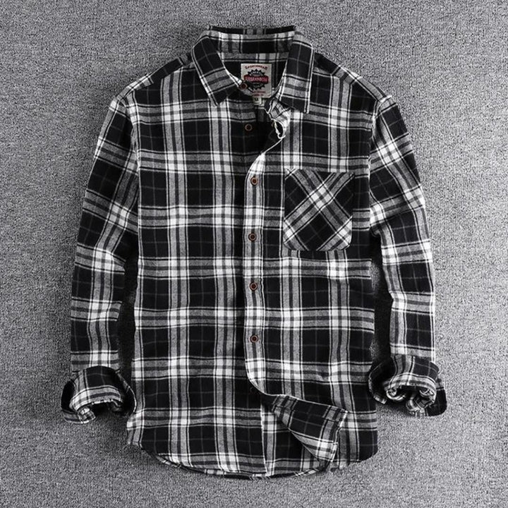 Men's Flannel Shirt | Classic Plaid | Soft Brushed Cotton