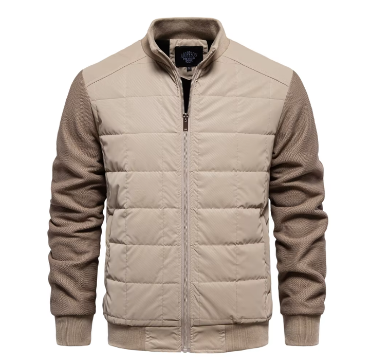 Blouson aviateur matelassé pour homme | Léger et isolé | Vêtement d'extérieur de mi-saison