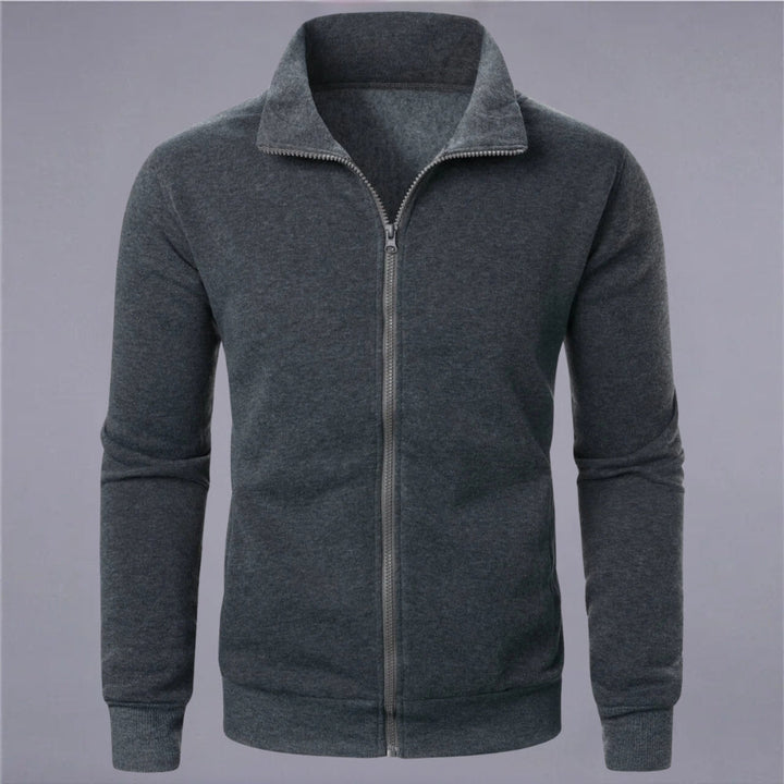 Men’s Zip-Up Track Jacket | Lightweight Performance Knit | Minimalist Athletic Layer