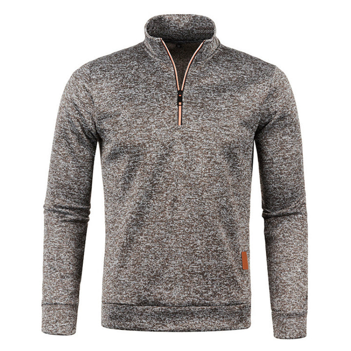 Men's Quarter-Zip Fleece Pullover | Minimalist Fit | Soft Brushed Knit