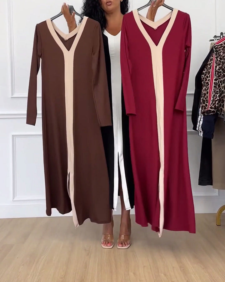 Gabrielle - Elegant Fall Winter Knit Dress