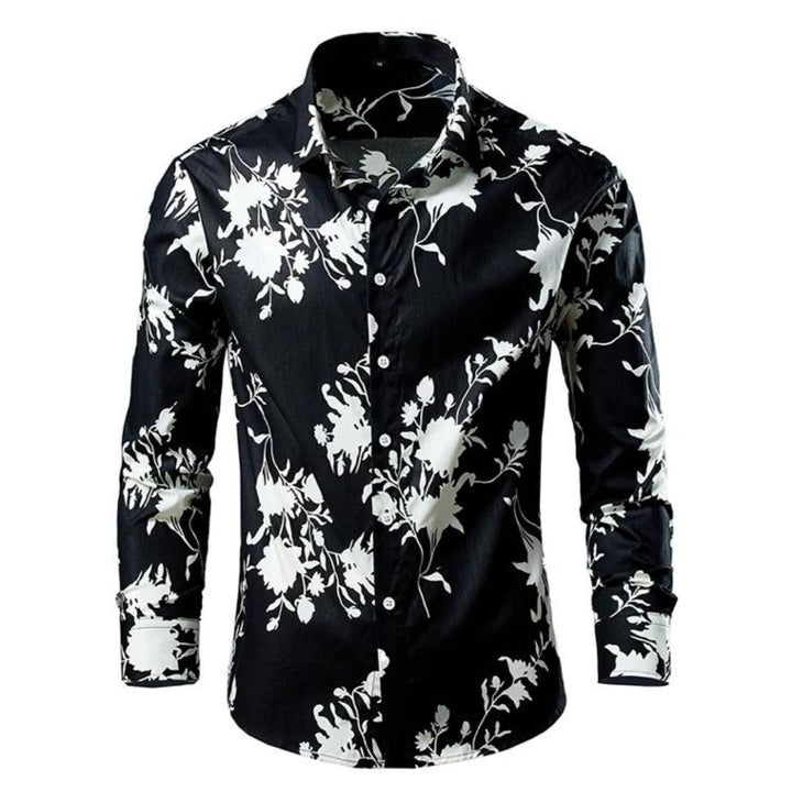 Men’s Floral Print Dress Shirt | Lightweight Cotton | Slim Fit