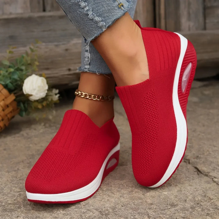 Lunara – Comfort Wedge Slip-On Sneakers